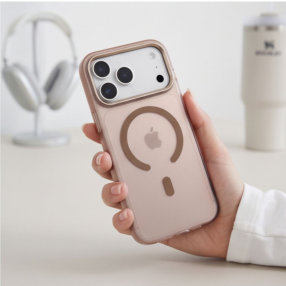 Tech-Protect MagZero MagSafe-etui til iPhone 17 Pro / 18 Pro – brun, mat