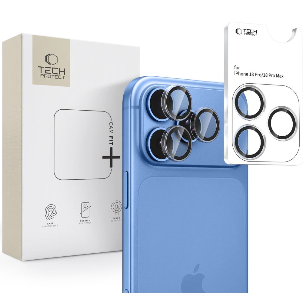 Tech-Protect Camring Fit+ kamerabeskyttelse til iPhone 18 Pro / 18 Pro Max