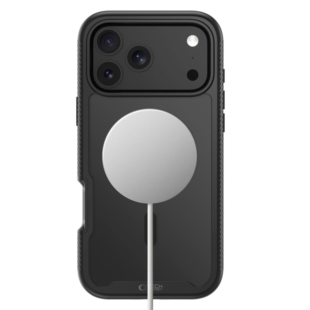 Tech-Protect Defense MagSafe-etui til iPhone 17 Pro / 18 Pro – mat sort