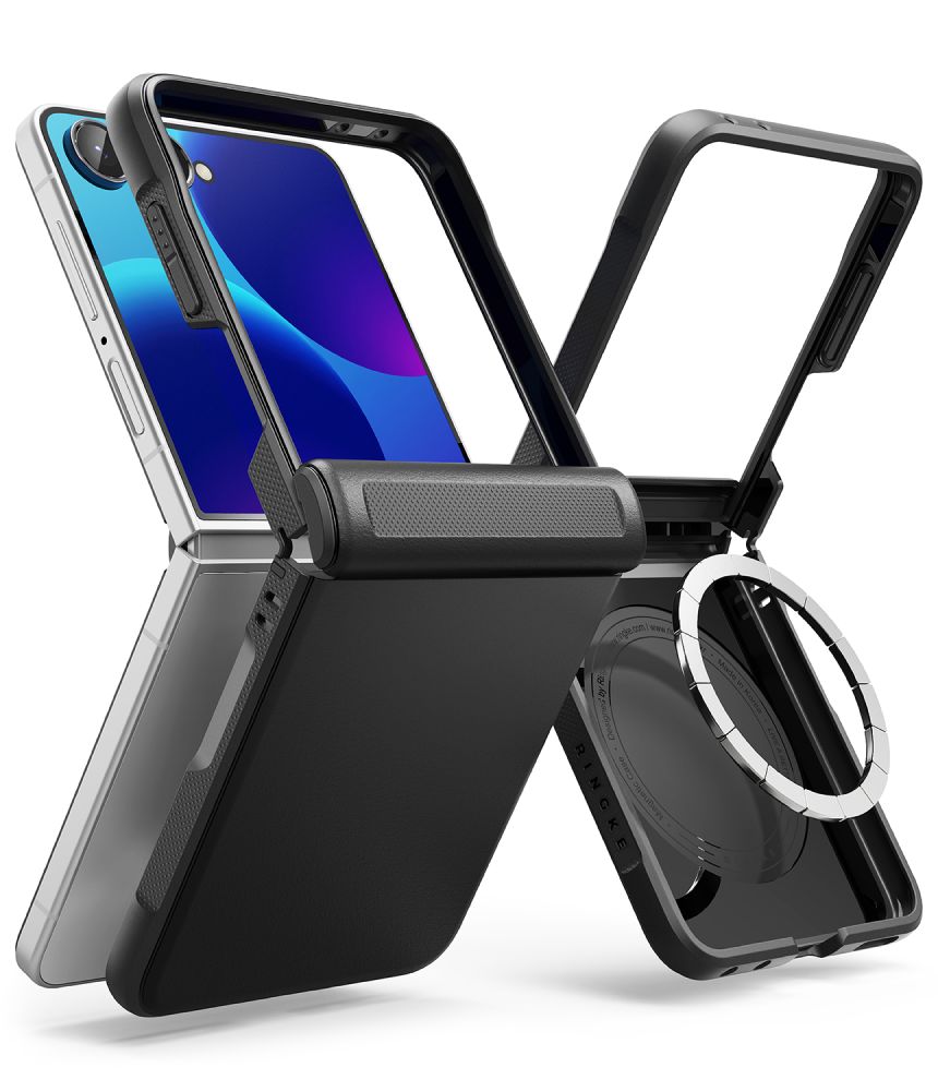 Ringke Onyx Flap Magsafe-etui til Samsung Galaxy Z Flip 8 – sort