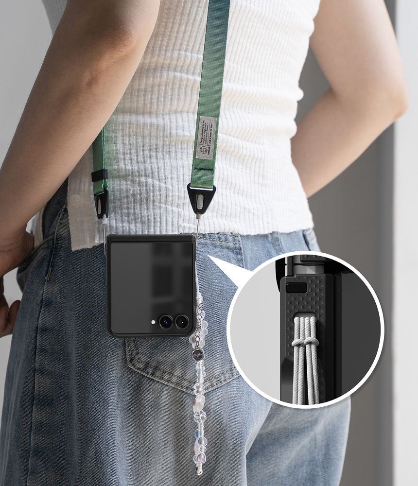 Ringke Onyx Flap Magsafe-etui til Samsung Galaxy Z Flip 8 – sort