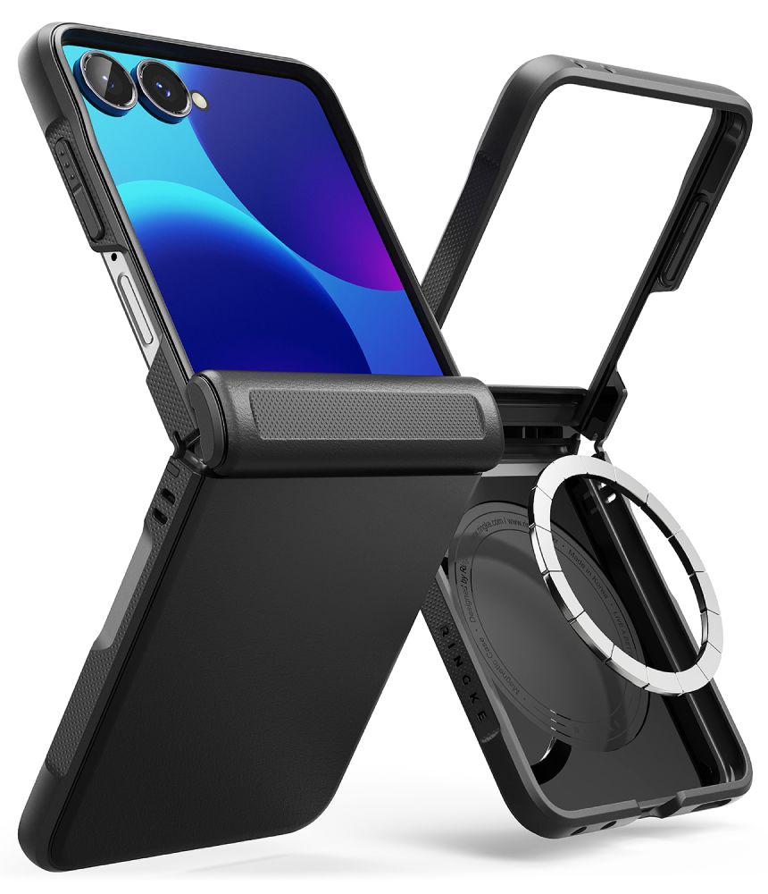 Ringke Onyx Flap Magsafe-etui til Samsung Galaxy Z Flip 8 – sort
