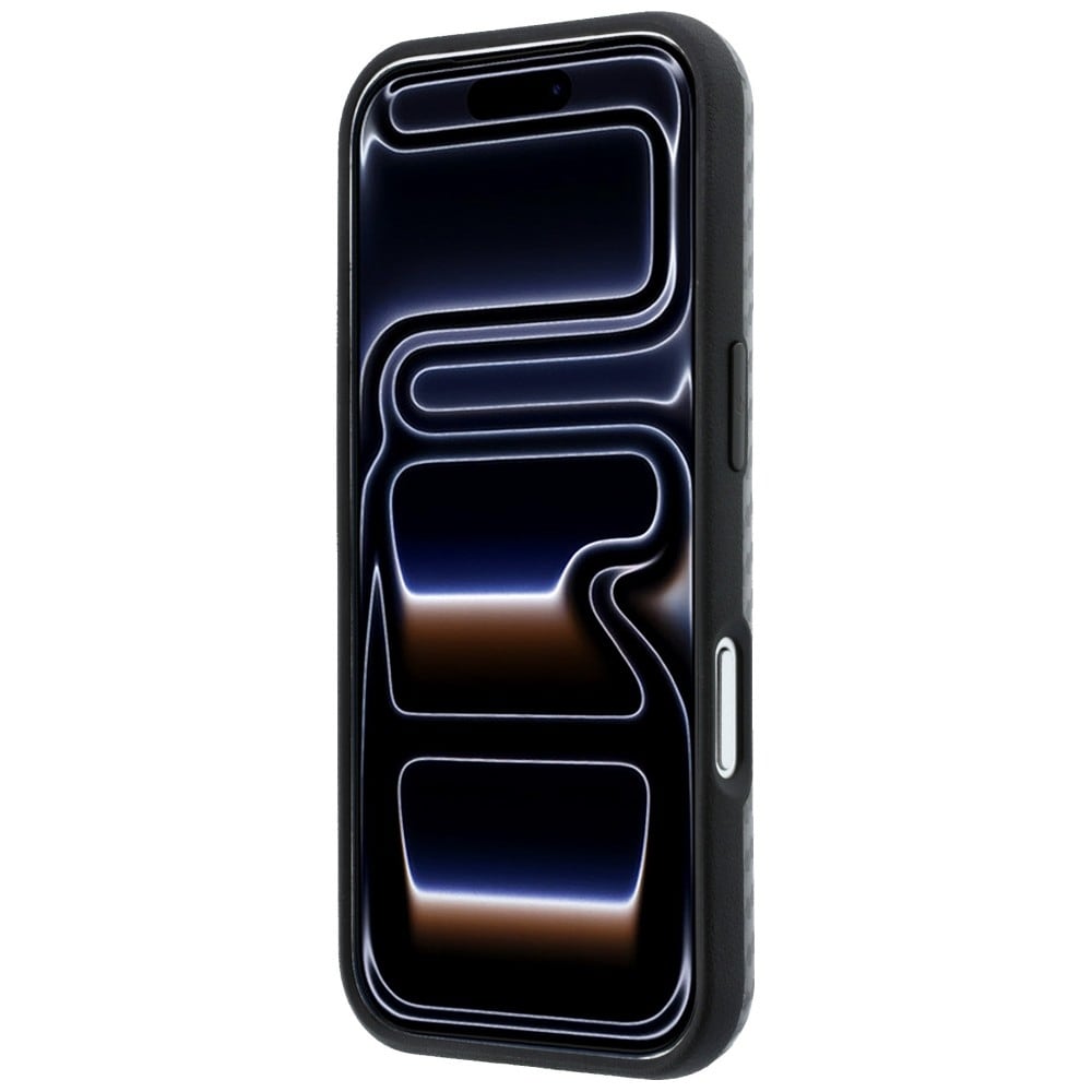 BMW M Carbon Metal-logo MagSafe-etui til iPhone 17 Pro / 18 Pro – Grå