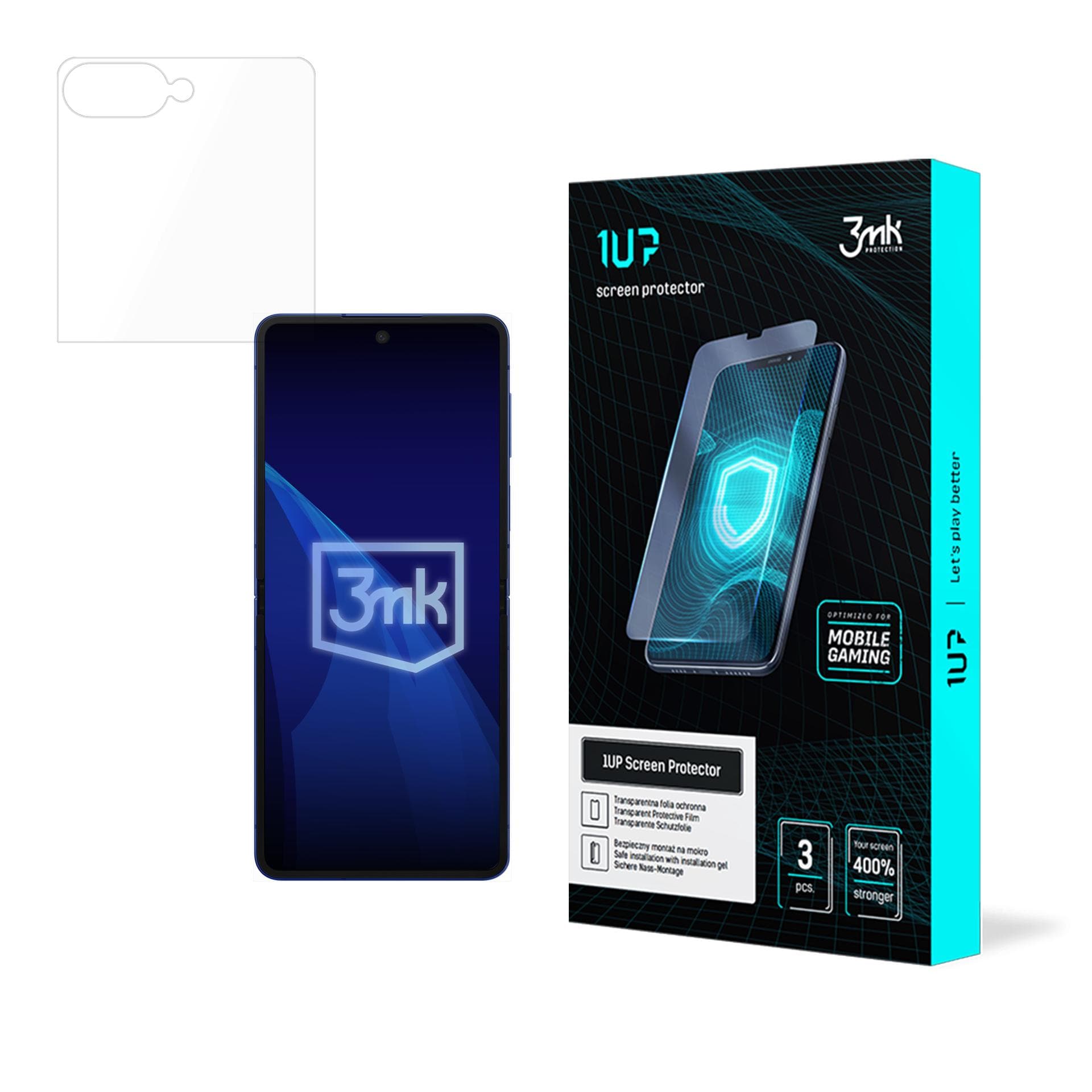 Gaming-folie 3mk 1UP til Samsung Galaxy Z Flip 8