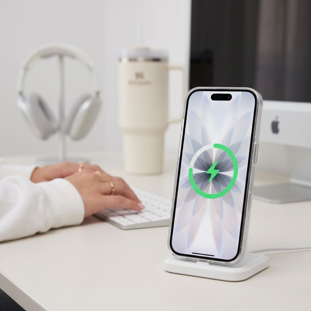 Tech-Protect MagZero MagSafe-etui til iPhone 17 – Mat hvid