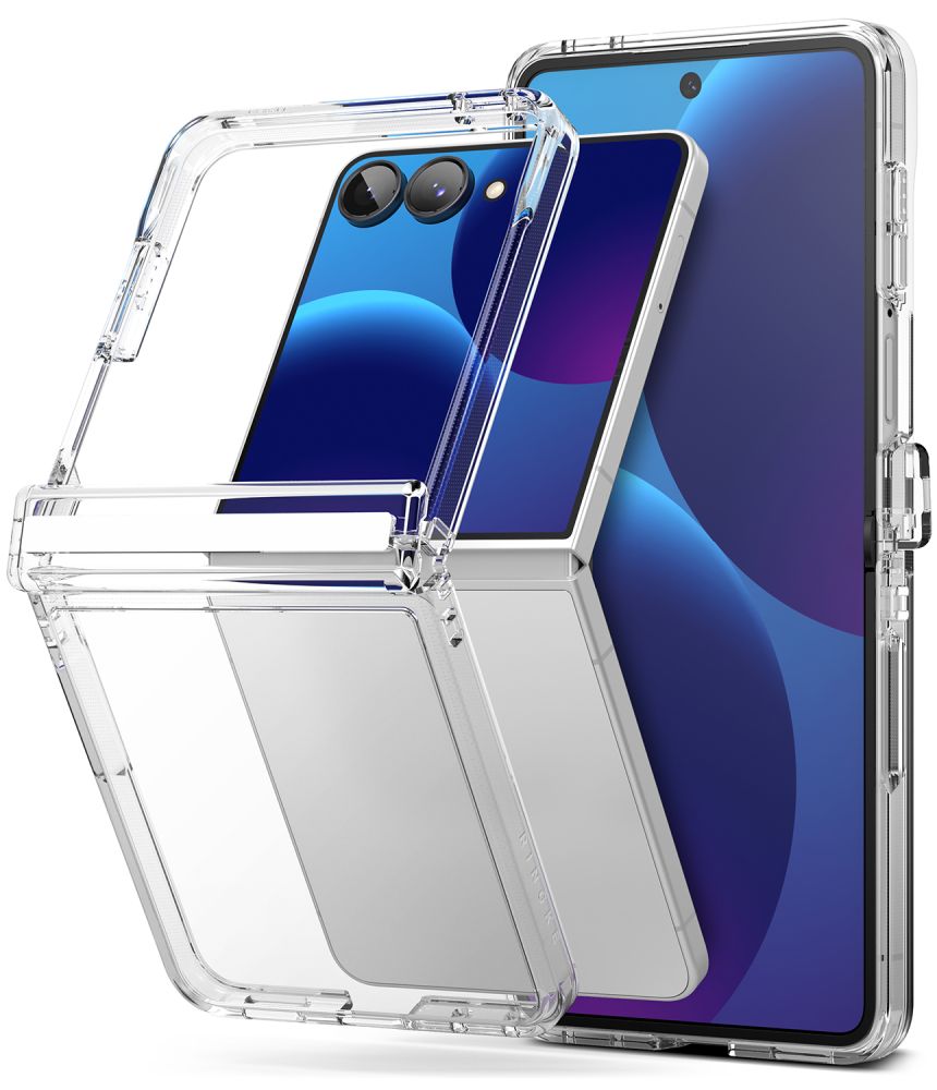 Ringke Fusion Flap-etui til Samsung Galaxy Z Flip 8 – gennemsigtigt