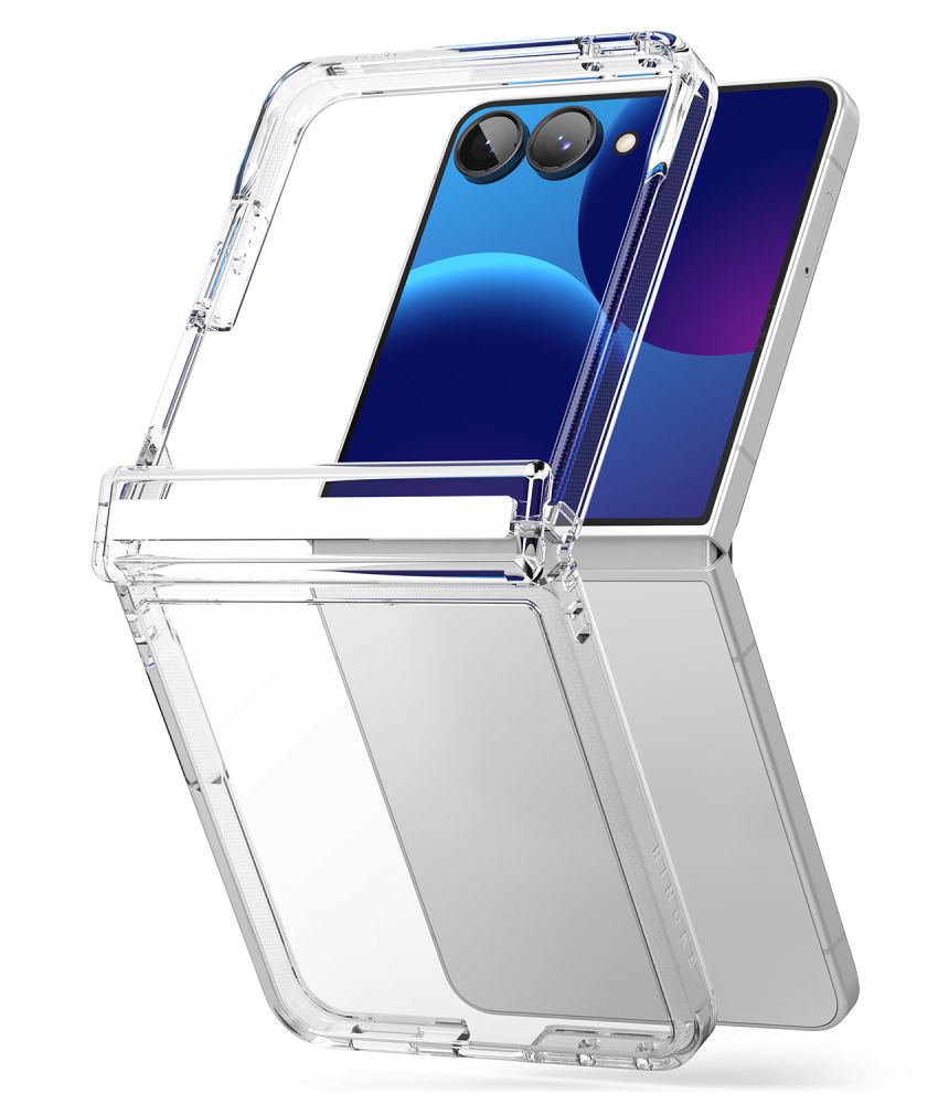 Ringke Fusion Flap-etui til Samsung Galaxy Z Flip 8 – gennemsigtigt