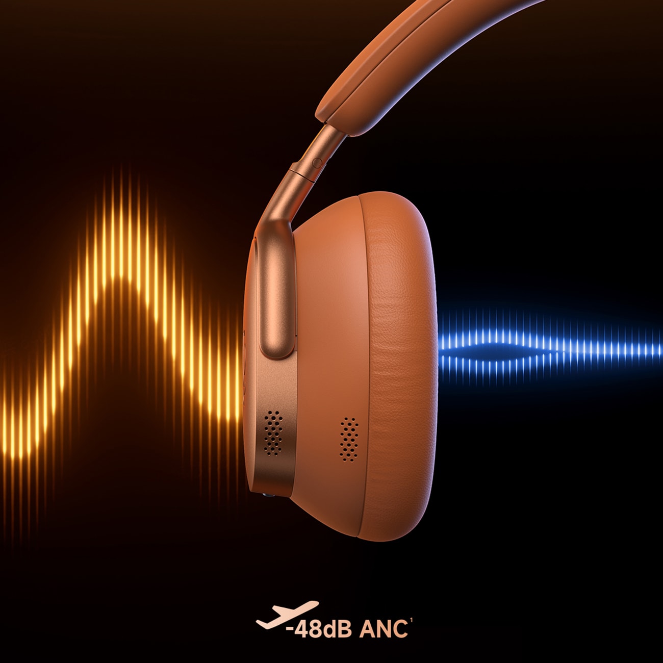 Baseus Inspire XH1 Sound by Bose ANC Dolby Audio trådløse hovedtelefoner, farven »Starry Heat«