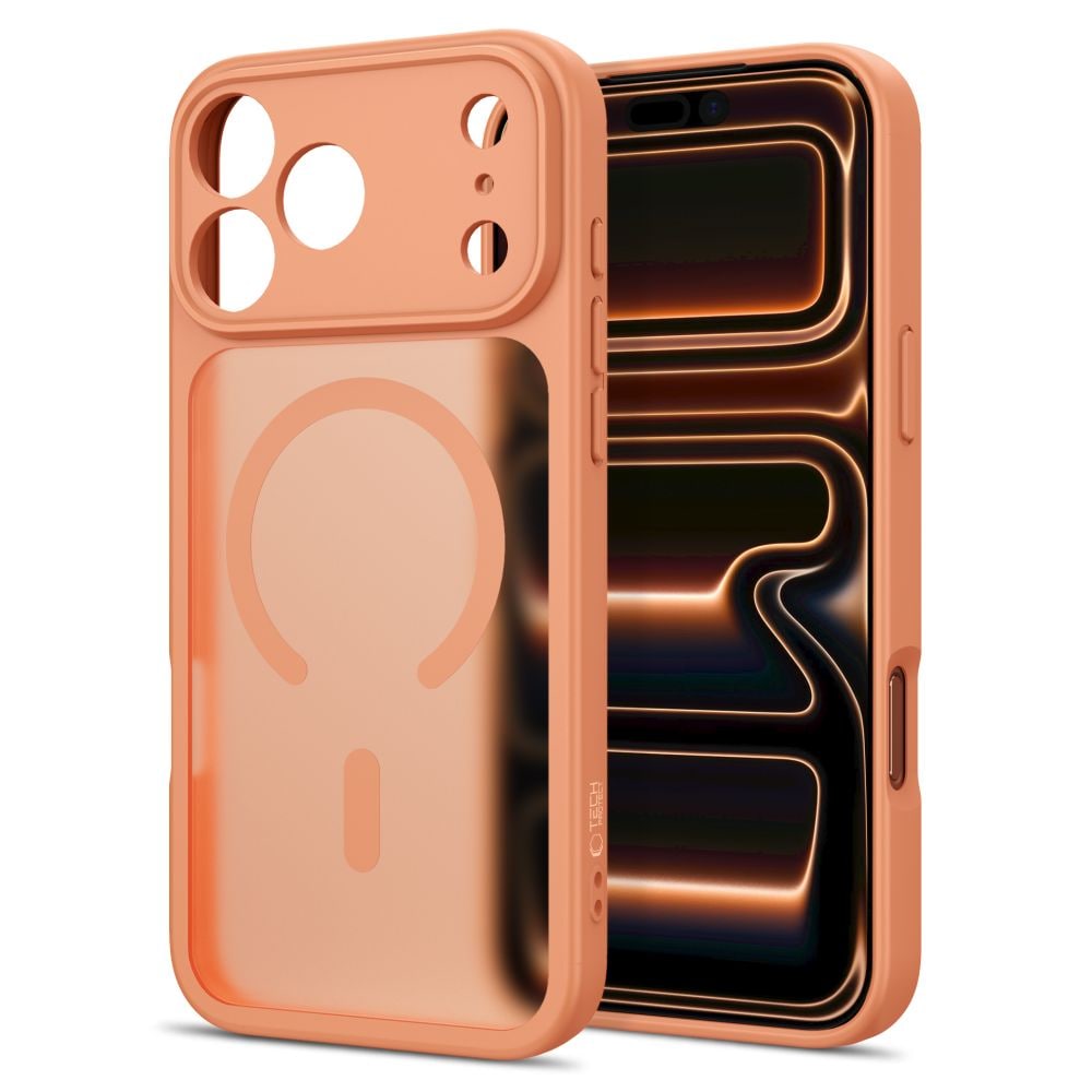 Tech-Protect BasicMag MagSafe-etui til iPhone 17 Pro Max / 18 Pro Max – mat orange