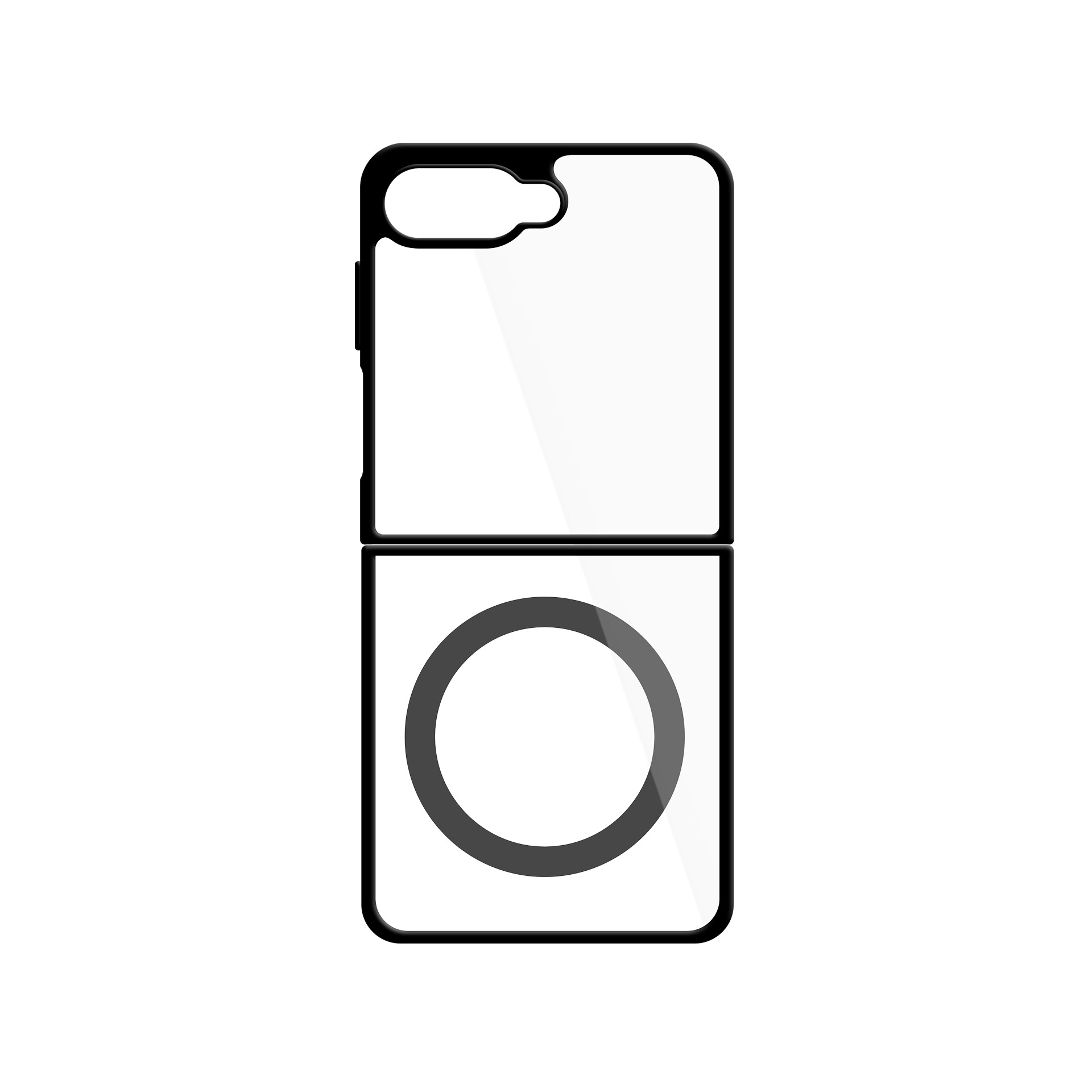 3mk Satin Armor Case+ Flip til Samsung Galaxy Z Flip 8 – gennemsigtig