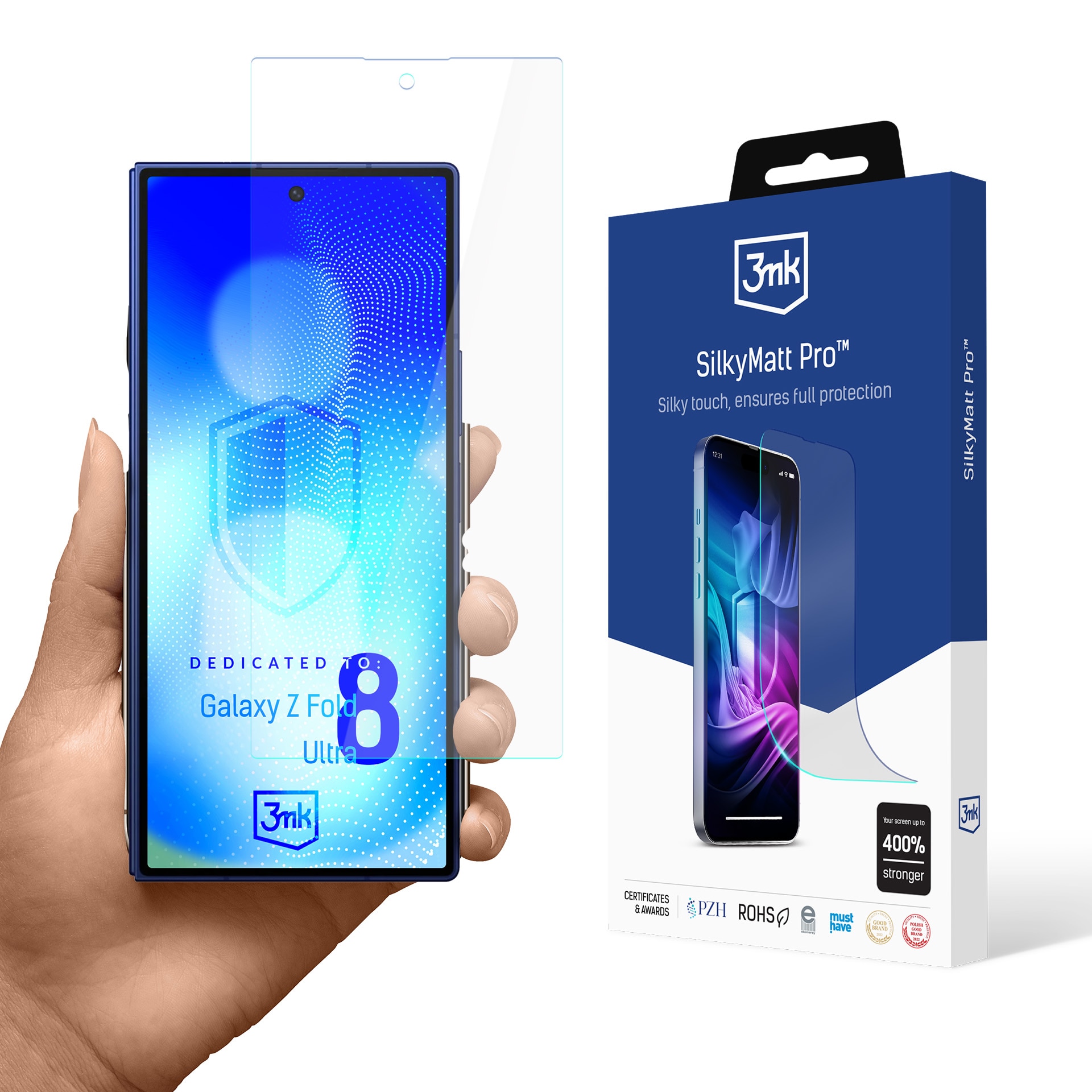 3mk Silky Matt Pro matfolie til Samsung Galaxy Z Fold 8 Ultra