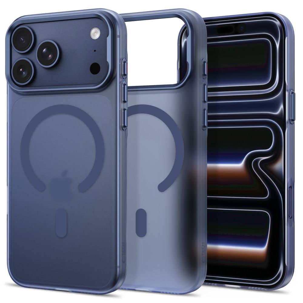 Tech-Protect MagZero MagSafe-etui til iPhone 17 Pro Max / 18 Pro Max – mat marineblå