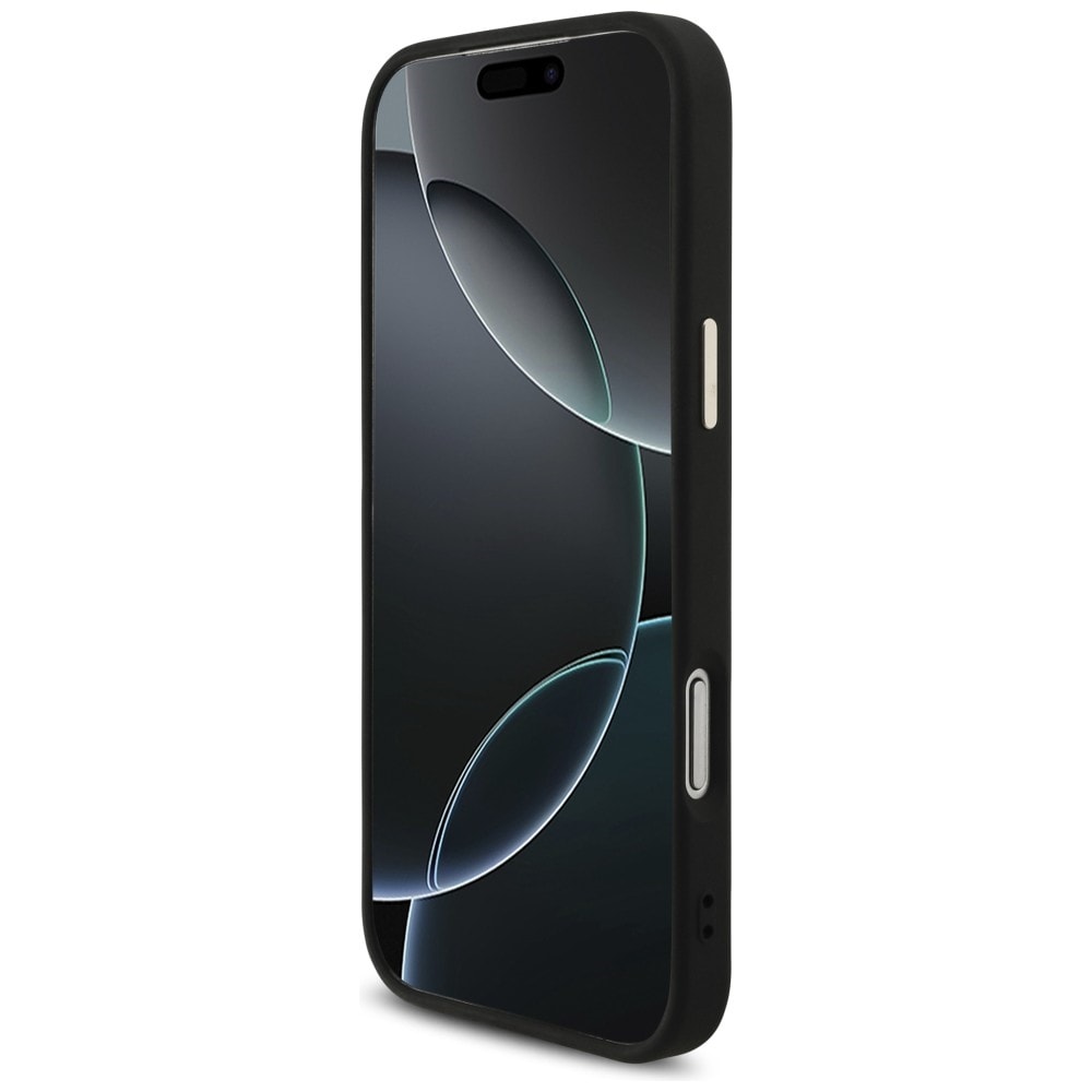 Guess 4G Big 4G Classic Logo-etui til iPhone 17 Pro Max / 18 Pro Max – sort og guld