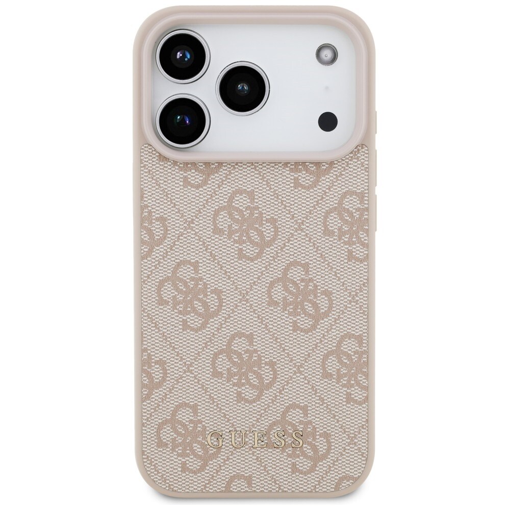 Guess 4G Classic-etui til iPhone 17 Pro / 18 Pro – lyserød