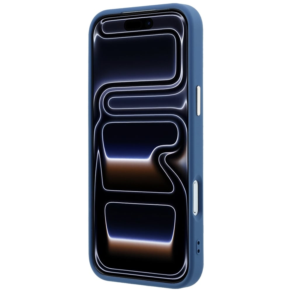 Guess 4G & Big Strass Logo-etui til iPhone 18 Pro / 17 Pro – Blå
