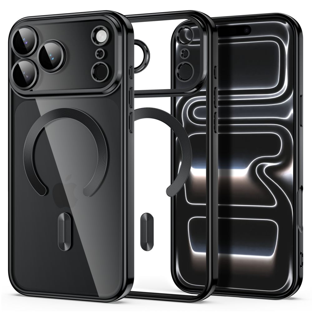 Tech-Protect MagFlex-etui til iPhone 18 Pro / 17 Pro – Sort