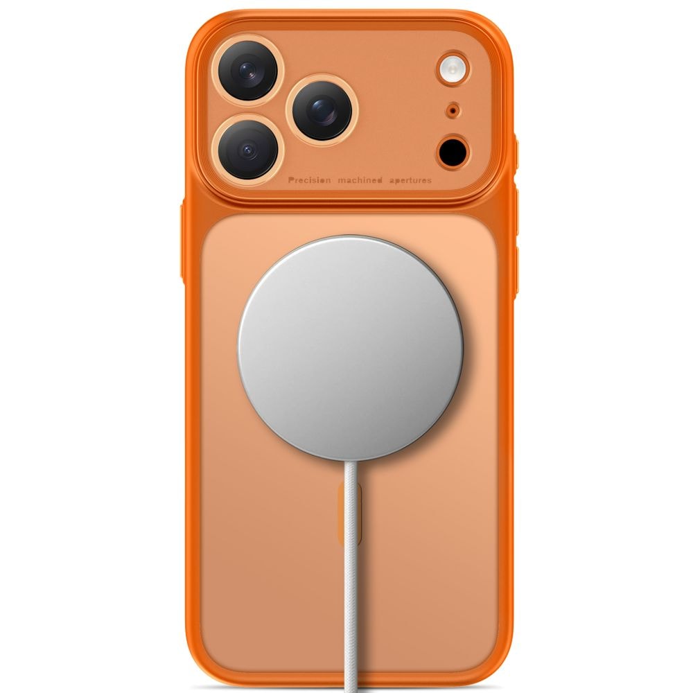 Tech-Protect MagPrime MagSafe CC-etui til iPhone 18 Pro / 17 Pro – mat orange