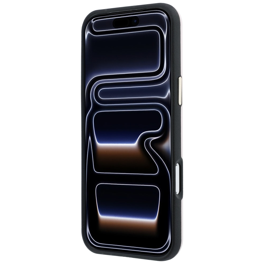 Guess Perforeret 4G-guldlogo Magsafe-etui til iPhone 17 Pro / 18 Pro – lyserød
