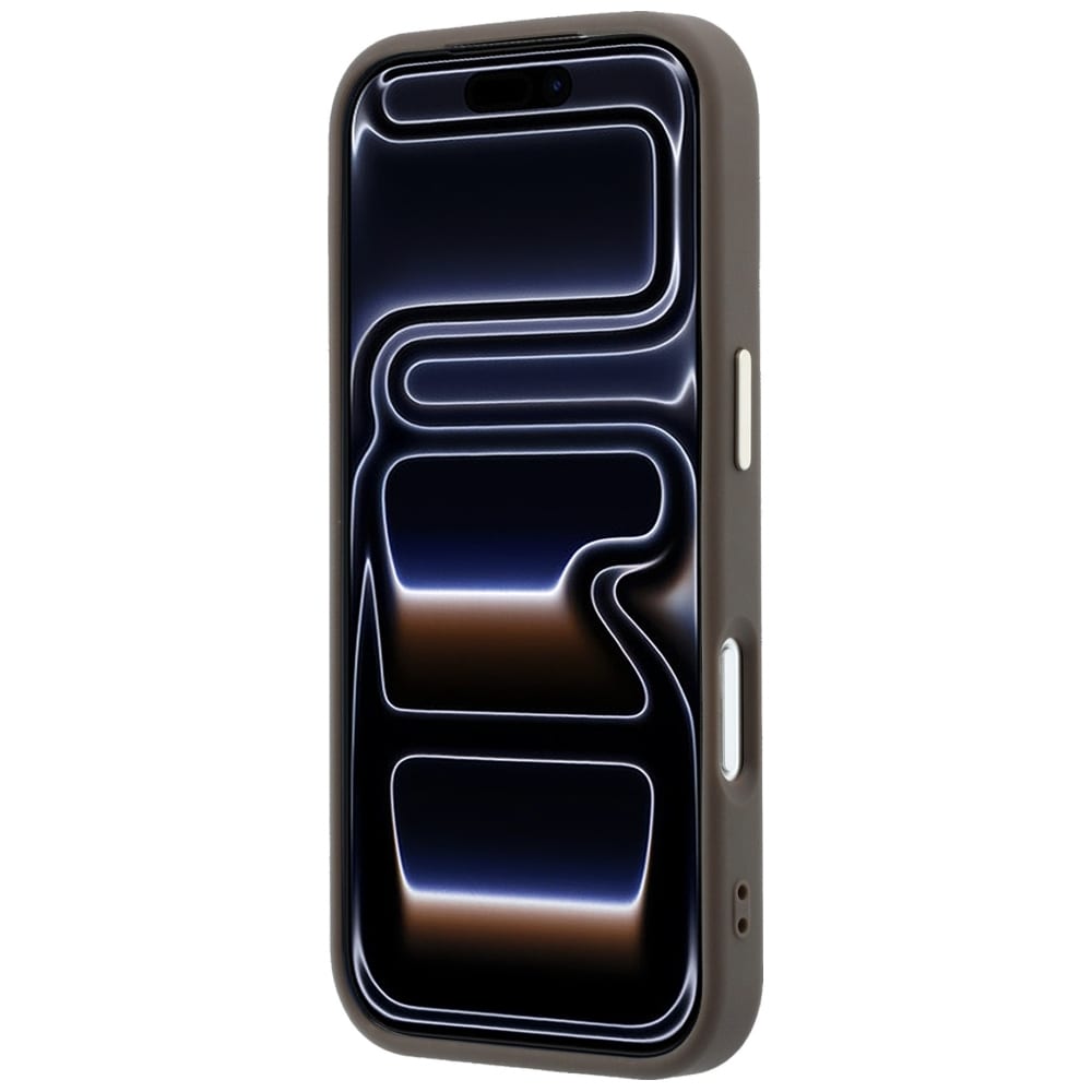 Guess 4G & Big Strass Logo-etui til iPhone 17 Pro Max / 18 Pro Max – Brun