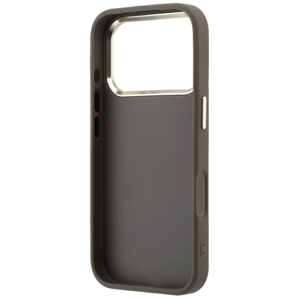 Guess 4G & Big Strass Logo-etui til iPhone 17 Pro Max / 18 Pro Max – Brun