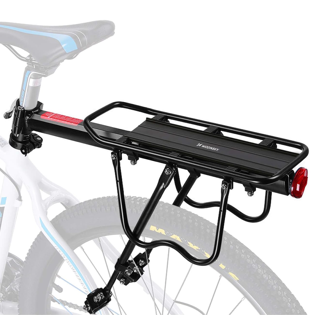 Wozinsky cykelholder til cykler på 22-27", justerbar op til 50 kg – sort