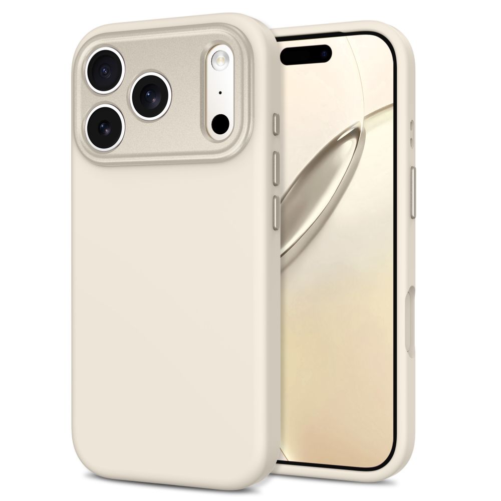 Tech-Protect Uniq MagSafe CC-etui til iPhone 18 Pro / 17 Pro – beige