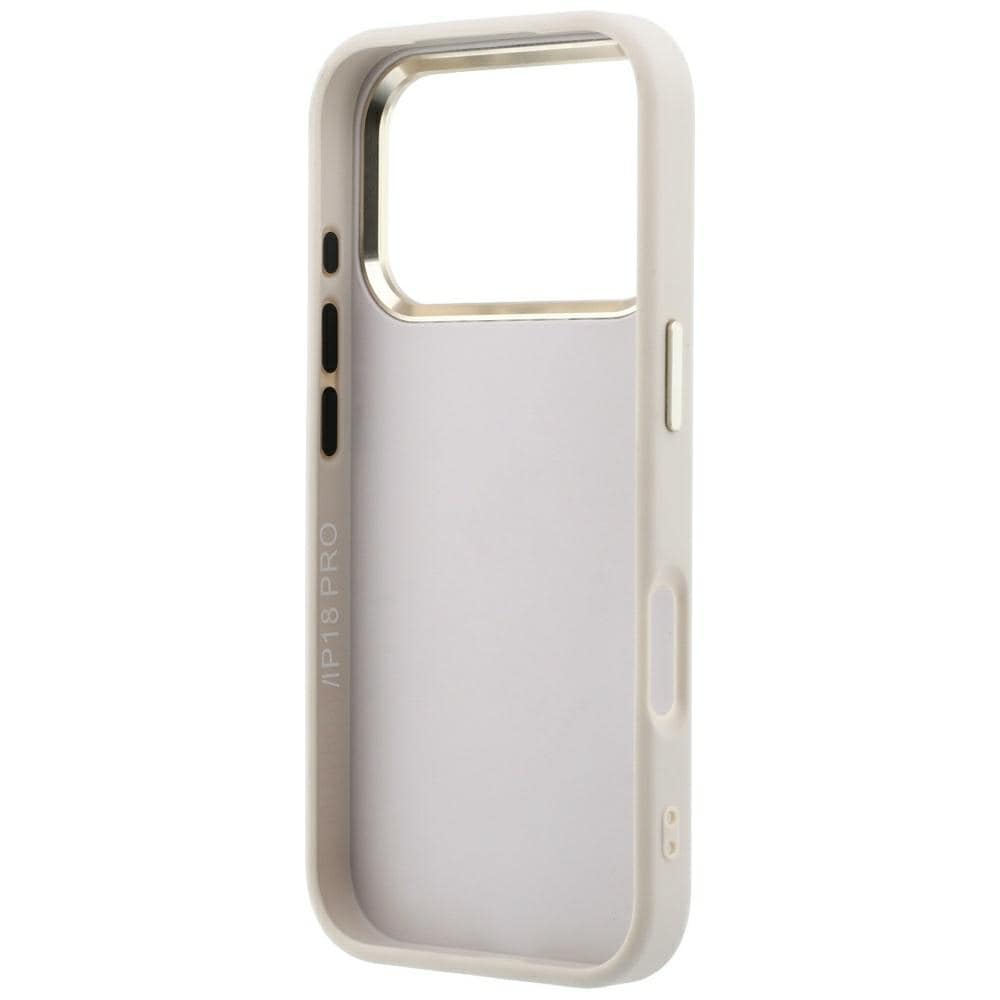 Guess 4G & Big Resin-logo-etui til iPhone 17 Pro Max / 18 Pro Max – lyserød