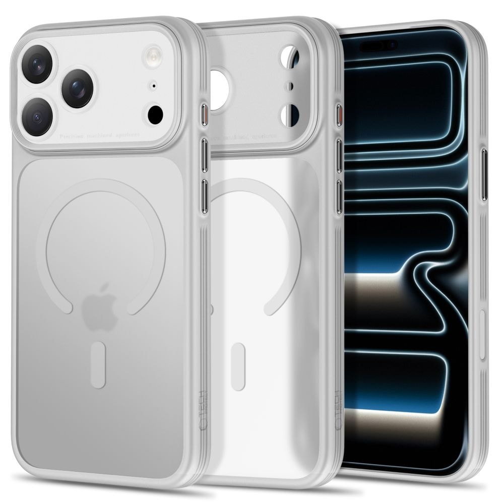 Tech-Protect MagPrime MagSafe CC-etui til iPhone 18 Pro Max / 17 Pro Max – matgrå