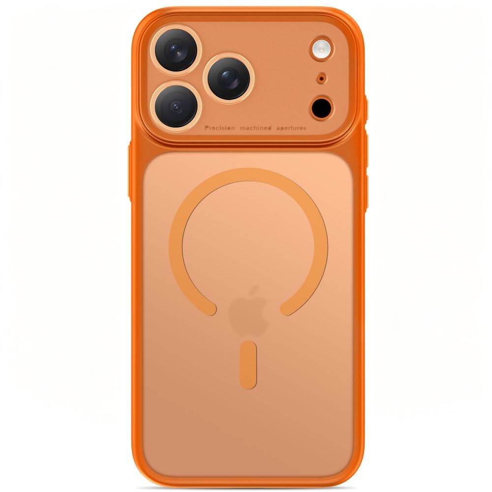 Tech-Protect MagPrime MagSafe CC-etui til iPhone 18 Pro Max / 17 Pro Max – mat orange