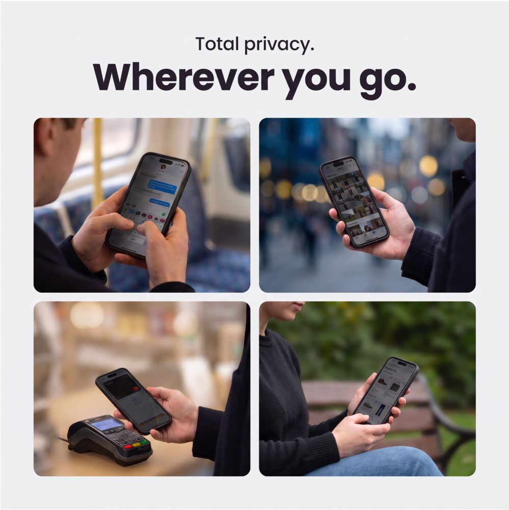 Tech-Protect Glass SPY+ 2-pak med privatlivsbeskyttende hærdet glas til iPhone 18 Pro Max