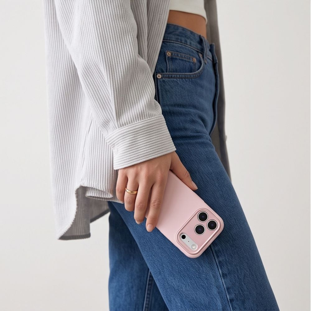 Tech-Protect Uniq MagSafe CC-etui til iPhone 18 Pro Max / 17 Pro Max – lyserød