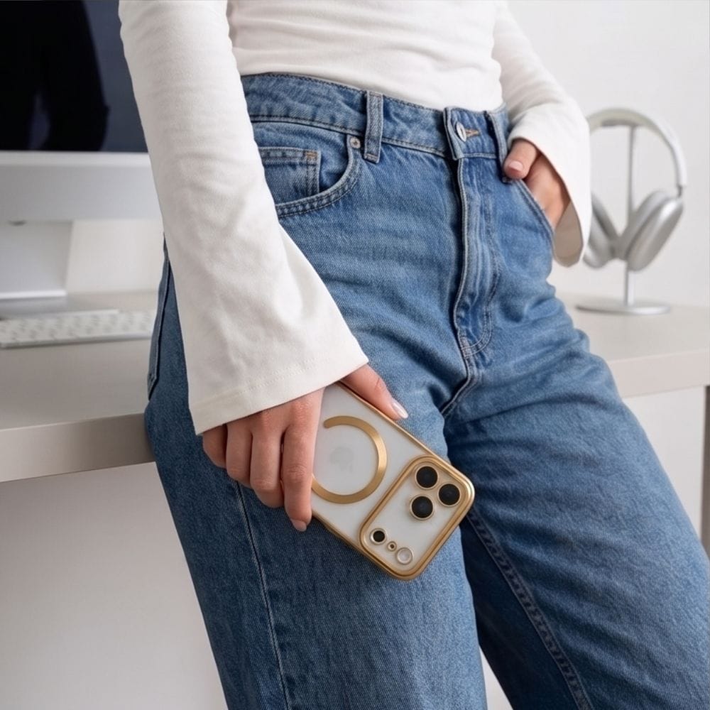 Tech-Protect MagFlex-etui til iPhone 18 Pro Max / 17 Pro Max – Guld