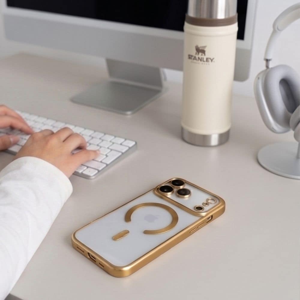 Tech-Protect MagFlex-etui til iPhone 18 Pro Max / 17 Pro Max – Guld