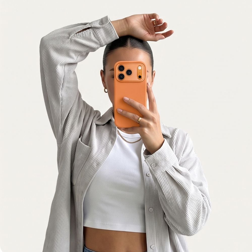 Tech-Protect Uniq MagSafe CC-etui til iPhone 18 Pro / 17 Pro – orange