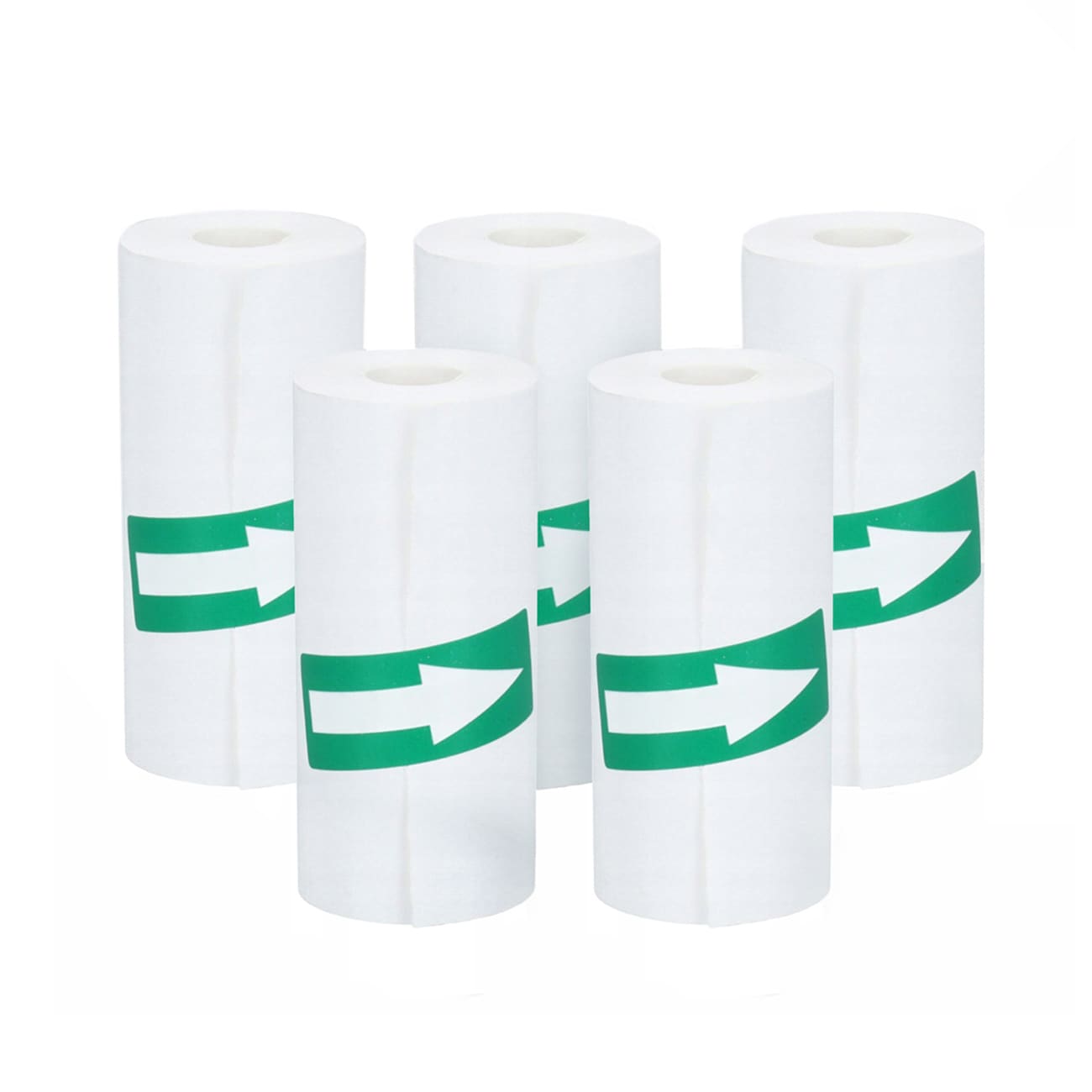 HURC-S10 ruller til termoprinter m. kamera HURC10/Wozinsky WDT-01-05 – Hvid (5 stk.)