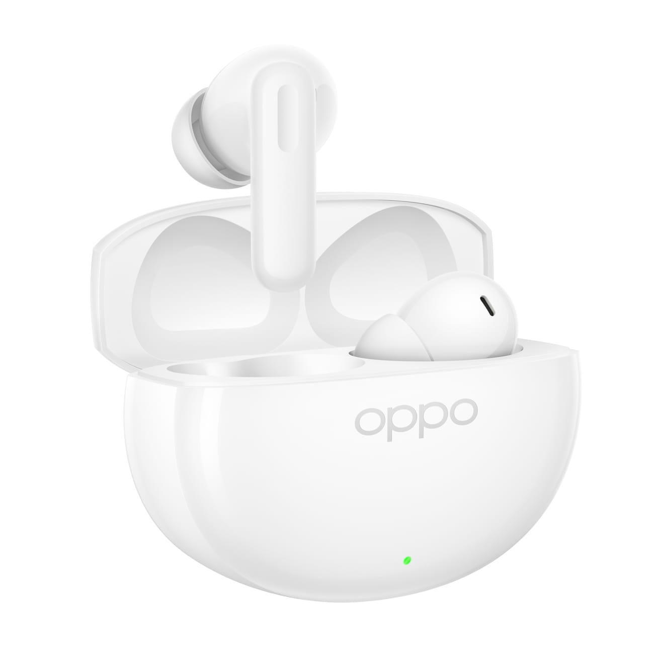 Oppo Enco Air5 trådløse in-ear-hovedtelefoner med ANC og AI-oversættelse – hvid