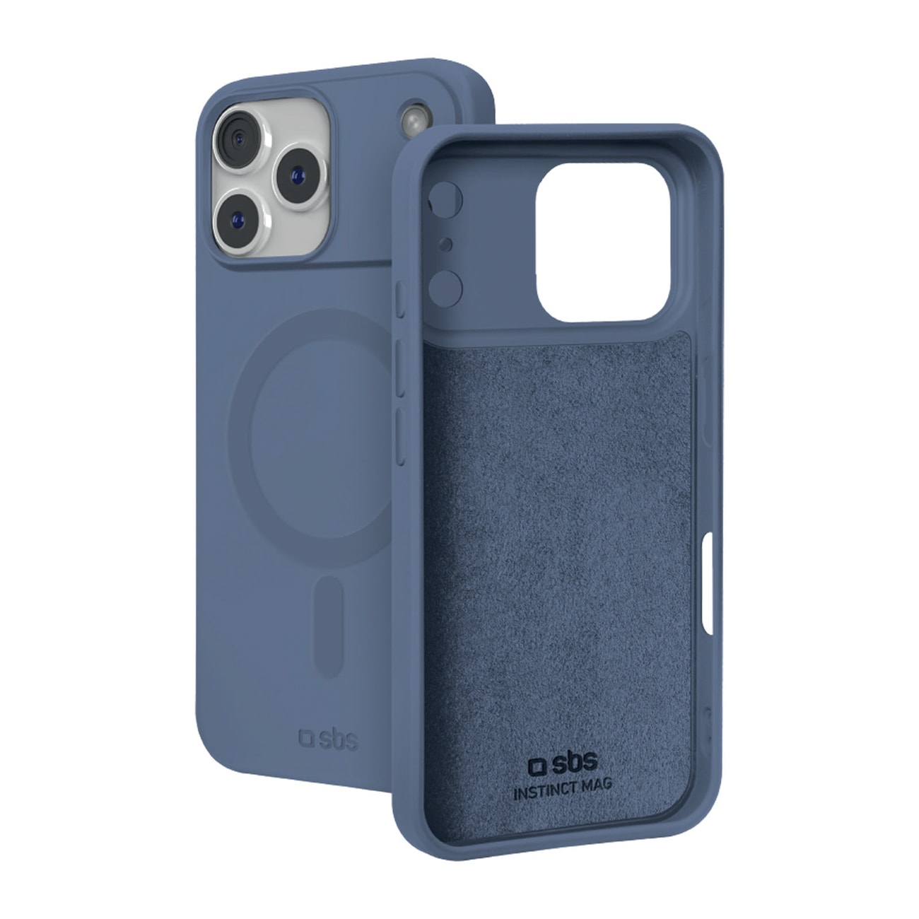 SBS Instinct Mag-etui til iPhone 18 Pro Max / 17 Pro Max – kompatibelt med MagSafe – blå