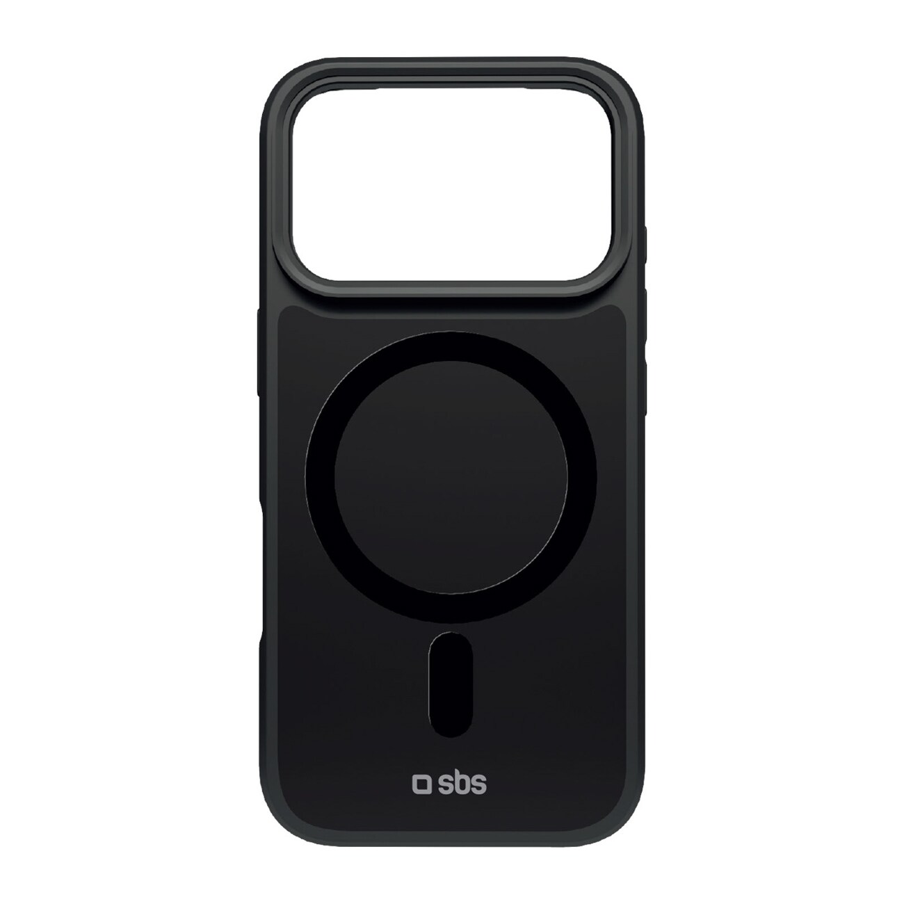 SBS D3O Force-etui til iPhone 18 Pro, kompatibelt med MagSafe – sort