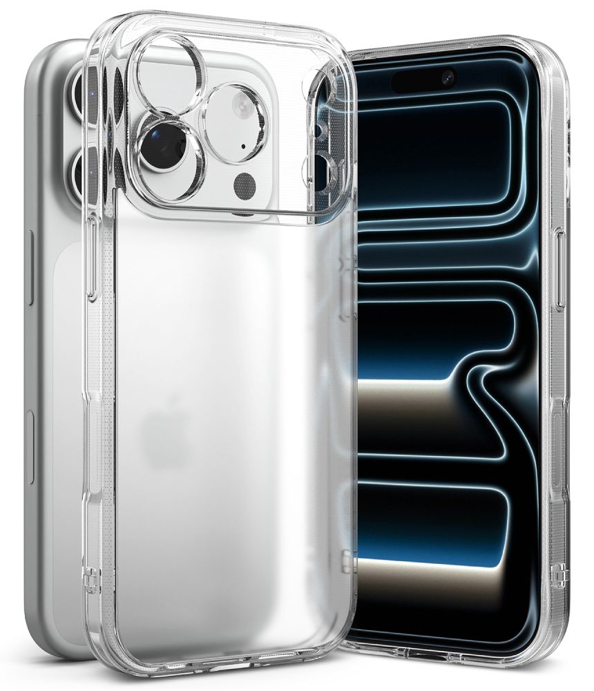 Ringke Fusion-etui til iPhone 18 Pro / 17 Pro – gennemsigtigt, mat