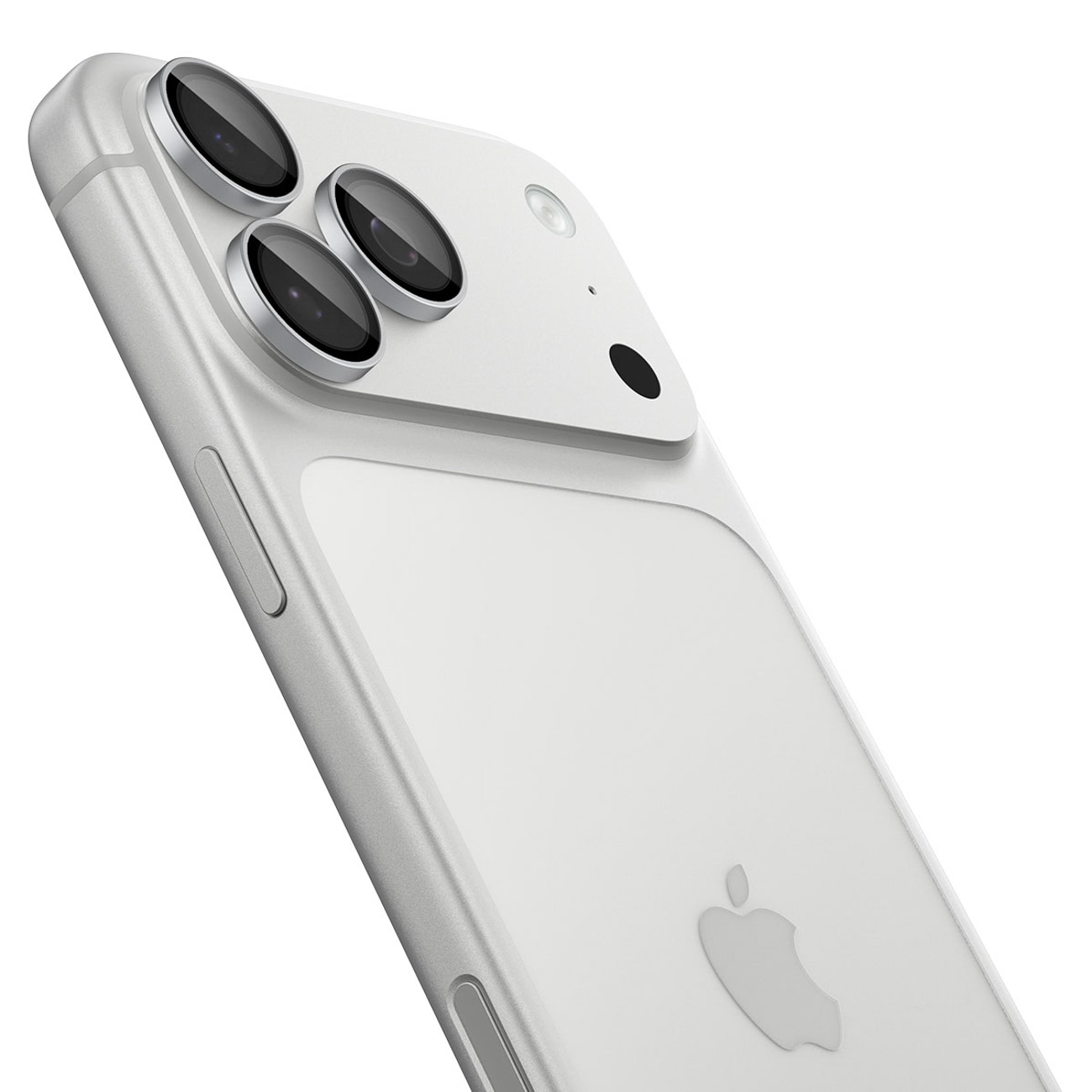 Spigen Optik Pro GLAS.TR EZ FIT 2-pak hærdet glas kameraskærmbeskytter iPhone 18 Pro/Pro Max – Sølv