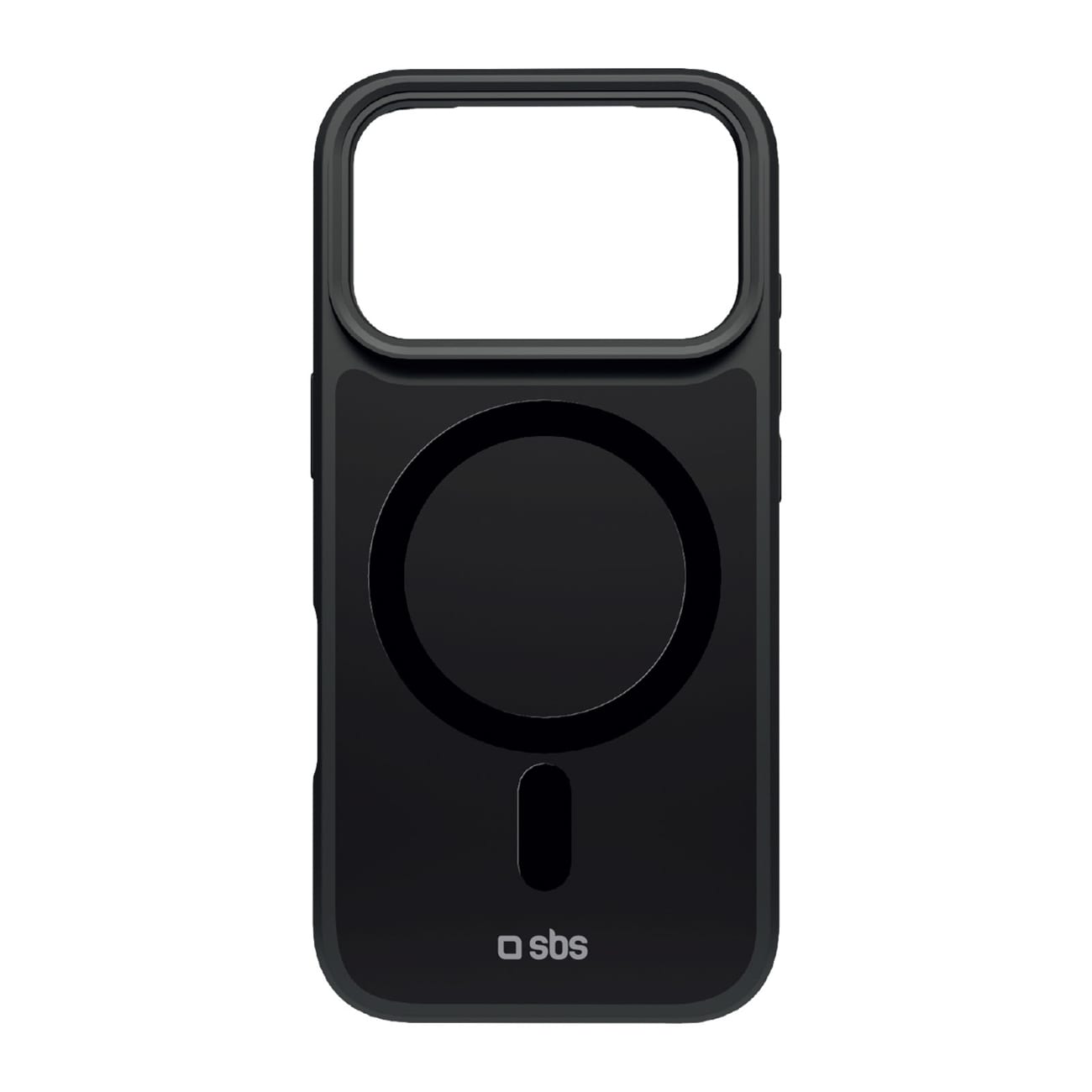 SBS D3O Force-etui til iPhone 18 Pro Max, kompatibelt med MagSafe – sort