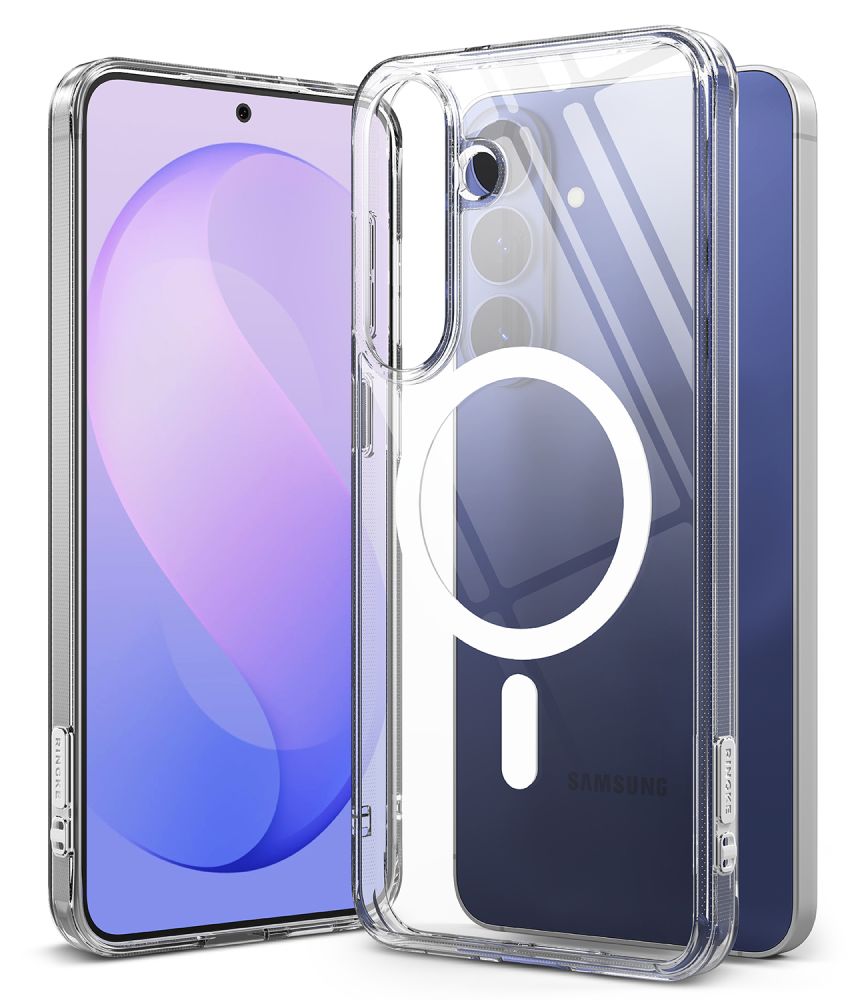 Ringke Fusion MagSafe-etui til Samsung Galaxy S26 FE – gennemsigtigt