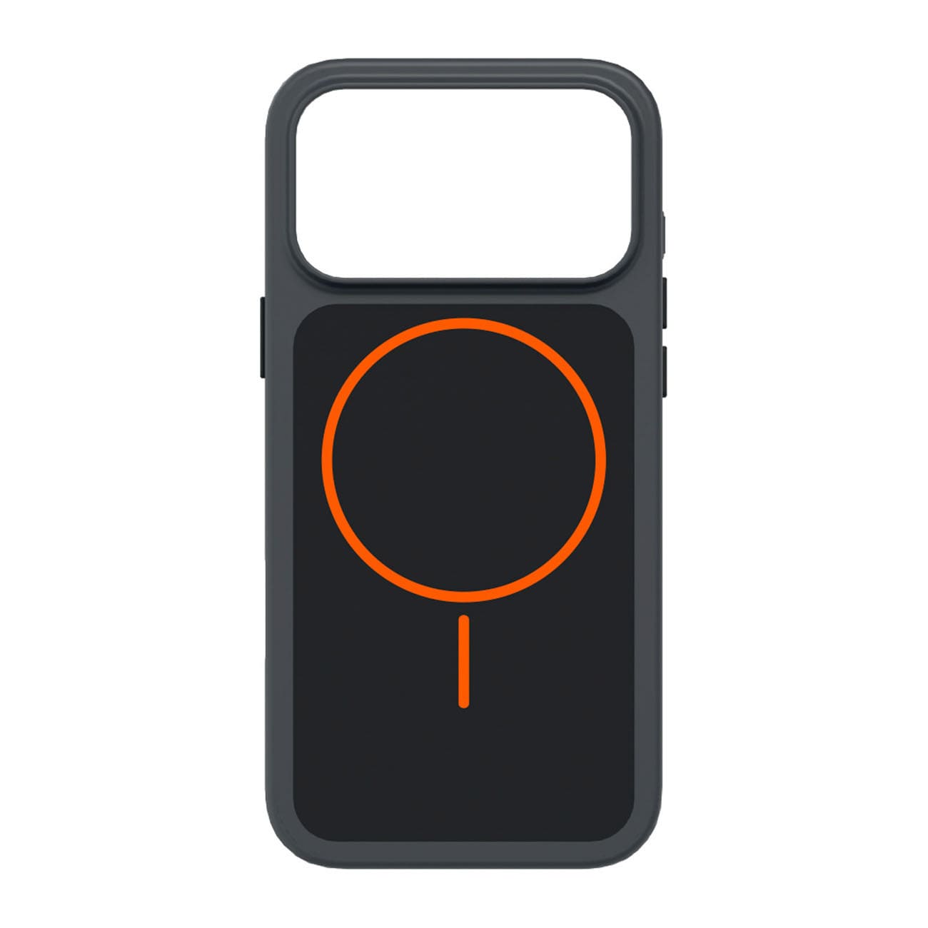 SBS D3O Core-etui til iPhone 18 Pro / 17 Pro, MagSafe-kompatibelt – sort og orange