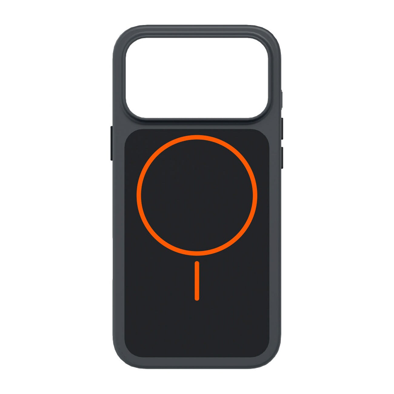 SBS D3O Core-etui til iPhone 18 Pro Max / 17 Pro Max – kompatibelt med MagSafe – sort og orange