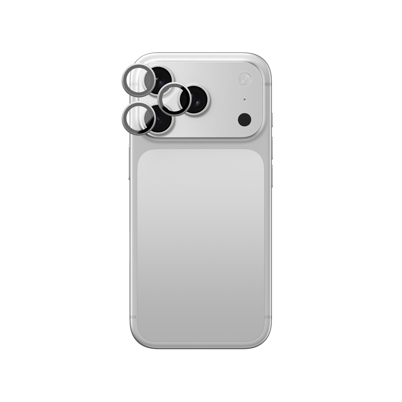 AmazingThing Radix Vision linsebeskyttelse til iPhone 18 Pro / 18 Pro Max – Sølv