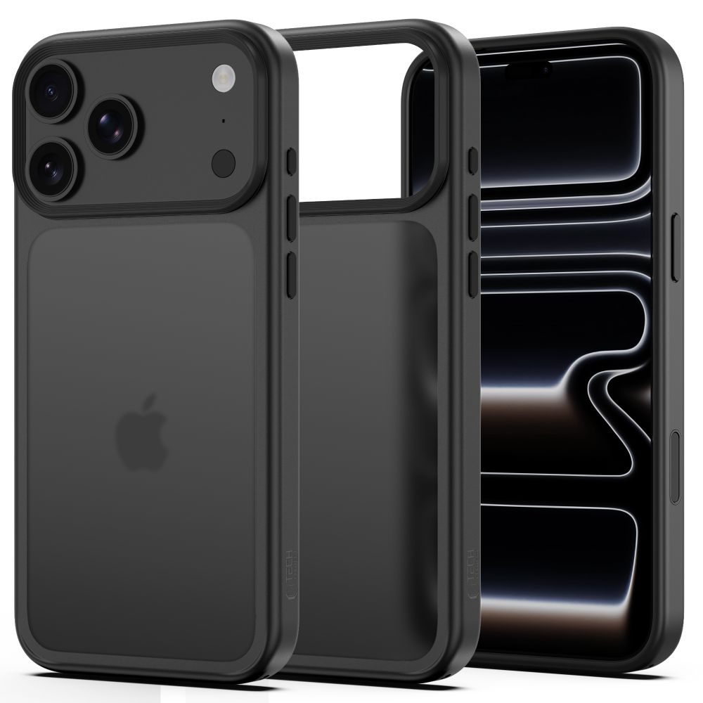 Tech-Protect Magmat CC-etui til iPhone 18 Pro / 17 Pro – mat sort