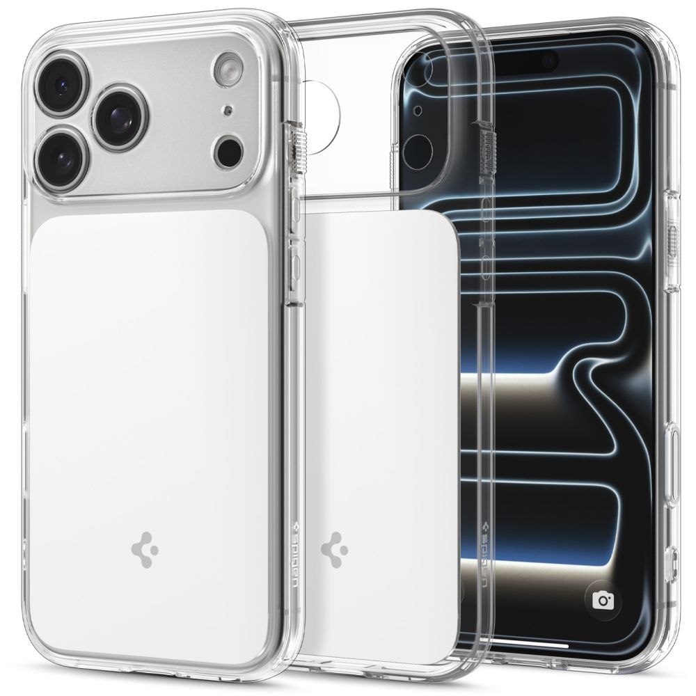 Spigen Ultra Hybrid MagSafe-etui til iPhone 18 Pro Max / 17 Pro Max – hvid