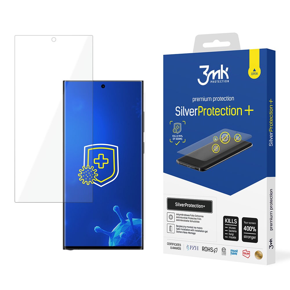 3mk SilverProtection+ beskyttelsesfilm til Samsung Galaxy S24 Ultra