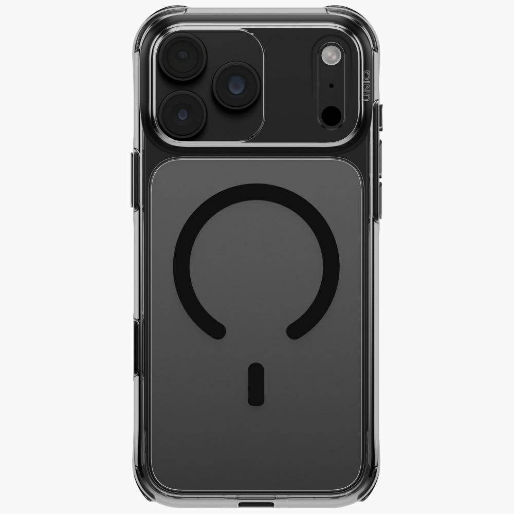 Uniq LifePro Xtreme Magclick-opladningsetui til iPhone 18 Pro Max / 17 Pro Max – gennemsigtig sort