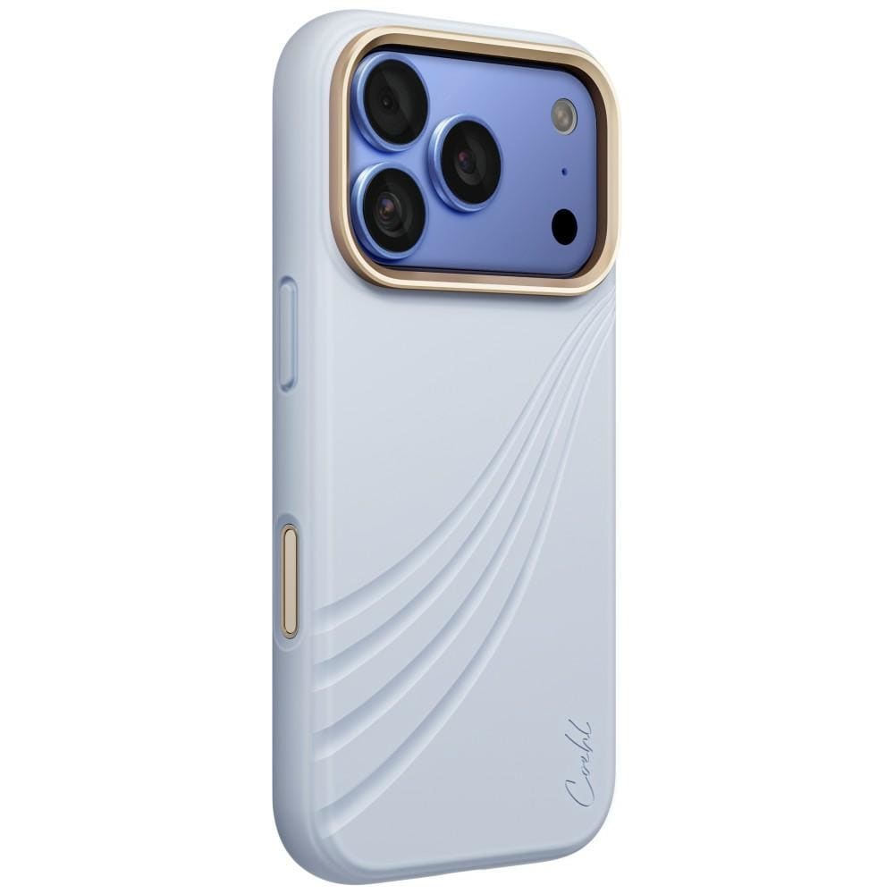 Uniq Coehl Serina magnetisk opladningsetui til iPhone 18 Pro / 17 Pro – Blå